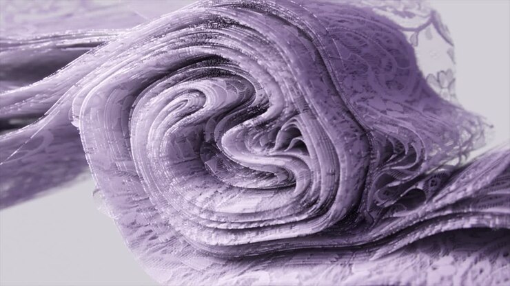 gewebe aus lavendelspitze