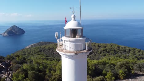 faro de gelidonya en el mar mediterráneo