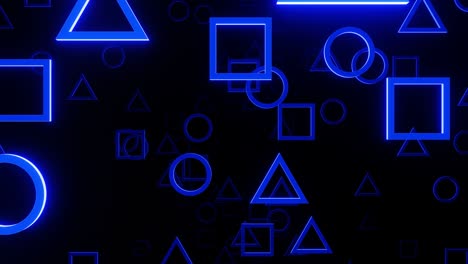 el fondo de la figura abstracta del bucle vj.