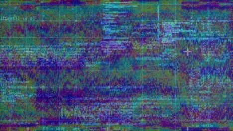 animación de la pantalla con procesamiento de datos en rayas en bucle sin costura