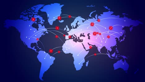 Virusübertragung-Von-Einem-Land-In-Ein-Anderes-Und-In-Verschiedene-Staaten