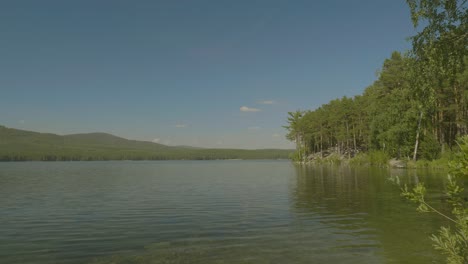 serene lakeside scenery