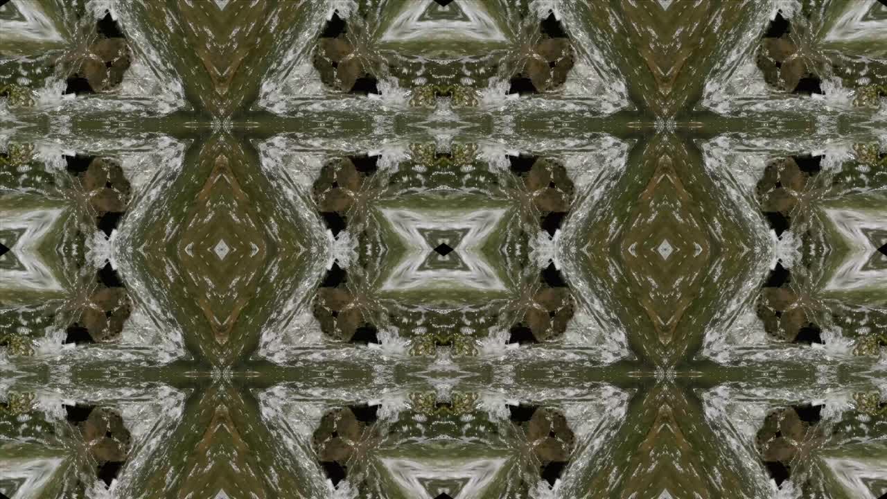 caleidoscopio de tomas de la naturaleza, wissahickon creek