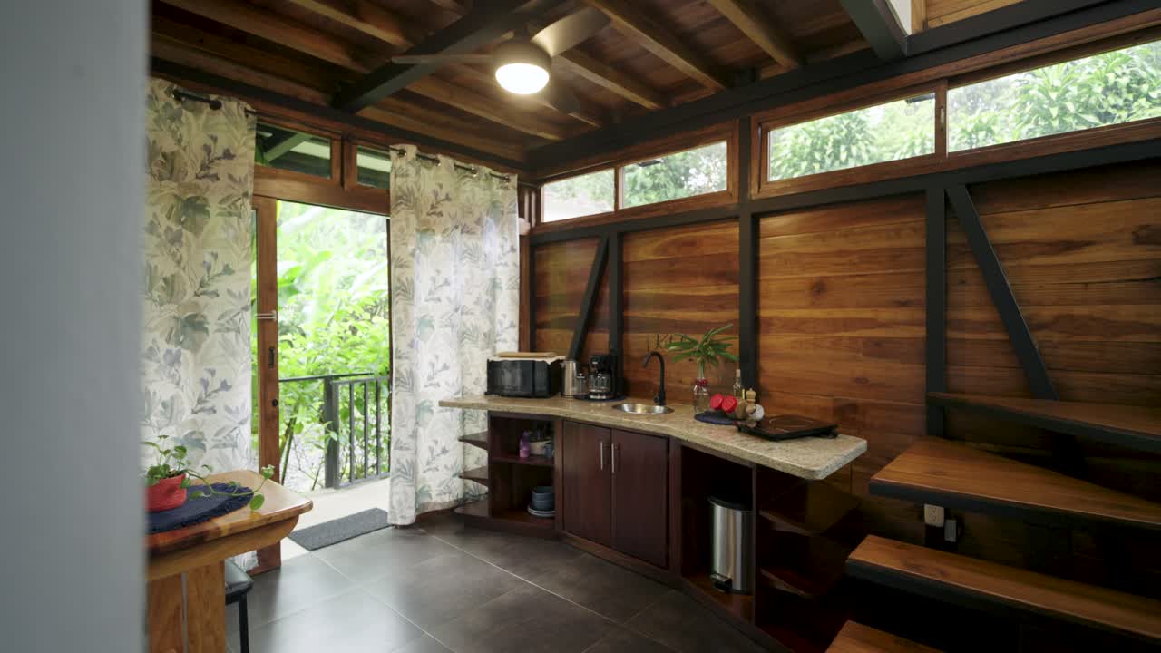 Cozy Kitchen Interior with Wooden Accents
