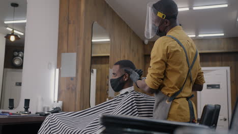barber shop haircut during covid-19