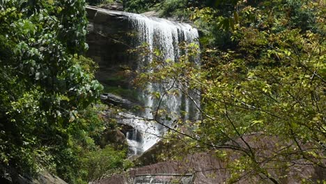 beautiful sri lankan waterfall called nalagana falls at sabaragamuwa province