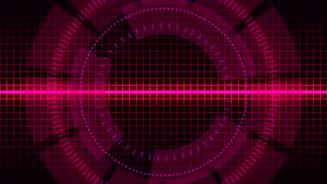 red digital hud background.