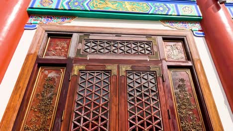 detailed view of temple architecture and design