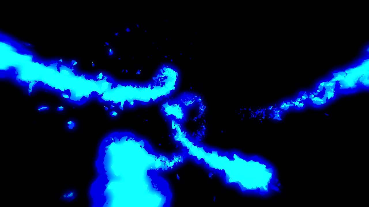 animación de relámpagos de fuego, animación de cómics de dibujos animados, fondo de bucle de llamas,