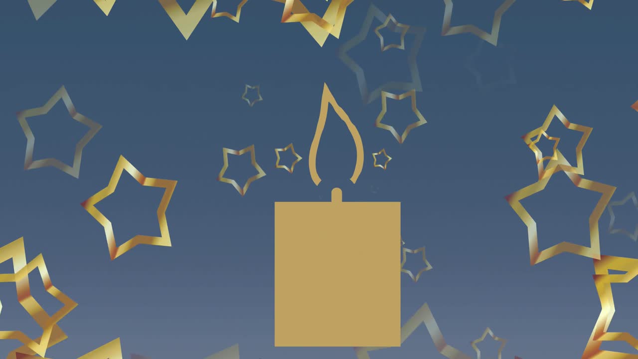 animación de la decoración navideña a través de escaneo de alcance y bastones de caramelo