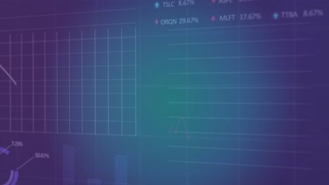 Animación-Del-Mercado-De-Valores-Y-Procesamiento-De-Datos-Estadísticos-Sobre-Fondo-Azul-Degradado