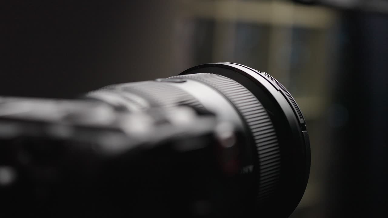 Close-up of a Professional Camera's Controls