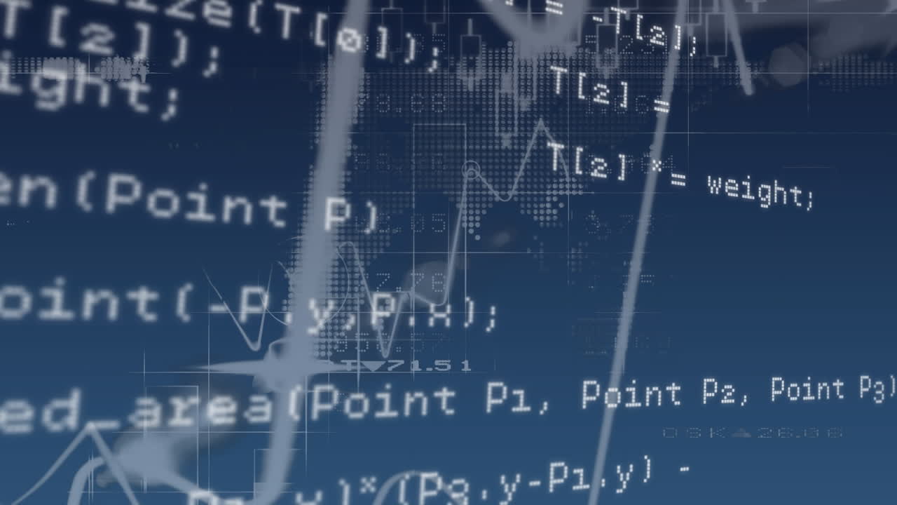 라인 그래프를 가진 인터페이스 코드