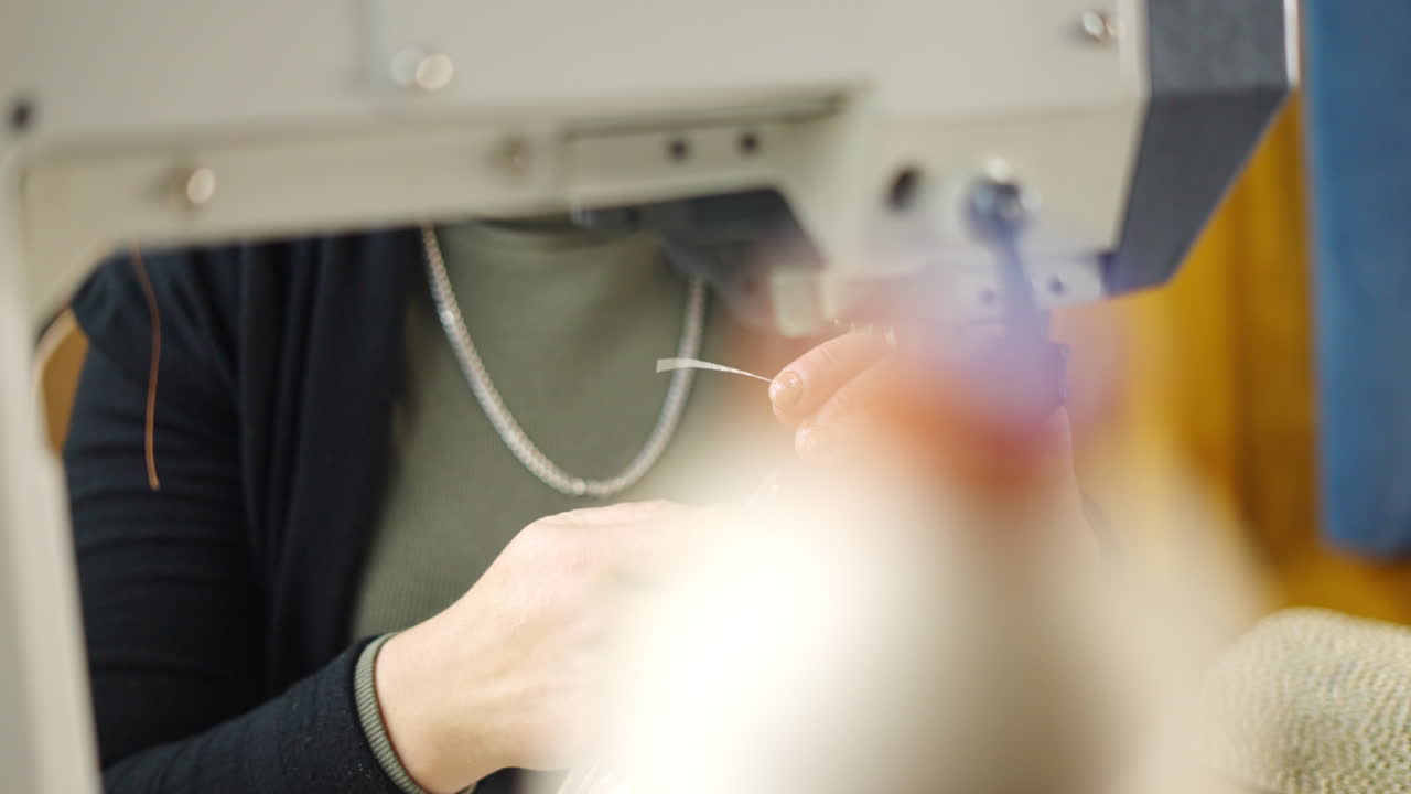 Sewing Machine Close-Up