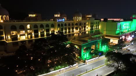 radisson blu atria hotel and mall at night