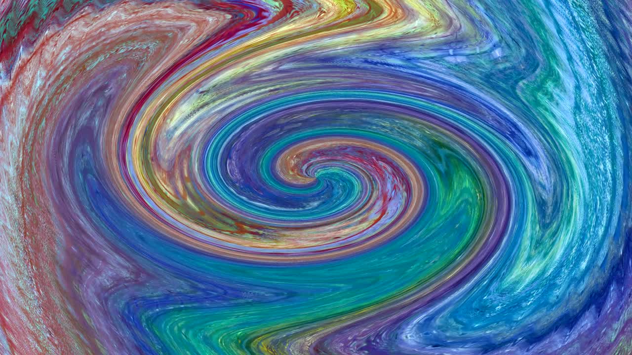 추상적인 회전 흐릿함과 다채로운 배경 루프.