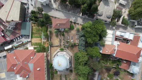 vista de avión no tripulado de la ciudad islámica