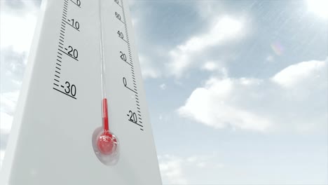 Digital-composite-video-of-giant-thermometer