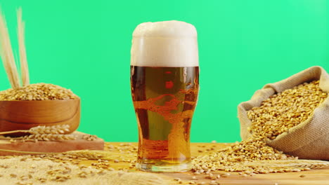 beer and barley ingredients