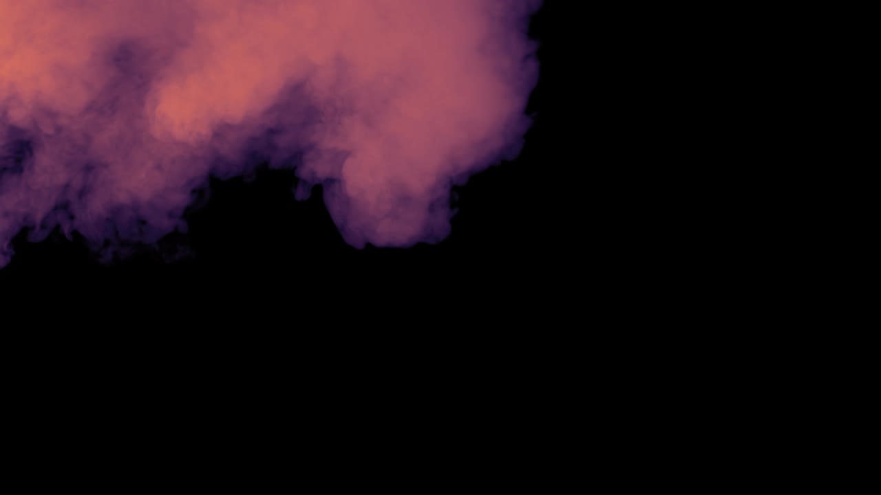 4k 다채로운 안개 및 연기 효과