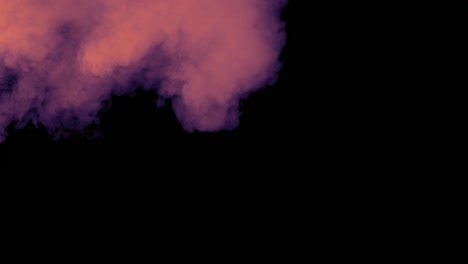 4k colorful fog and smoke effect