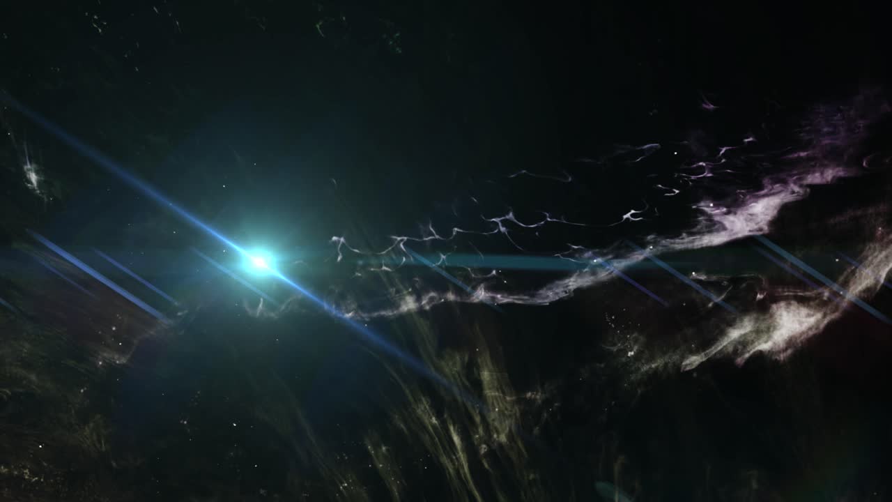 clumps of nebular clouds moving and coalescing in the dark universe 4k