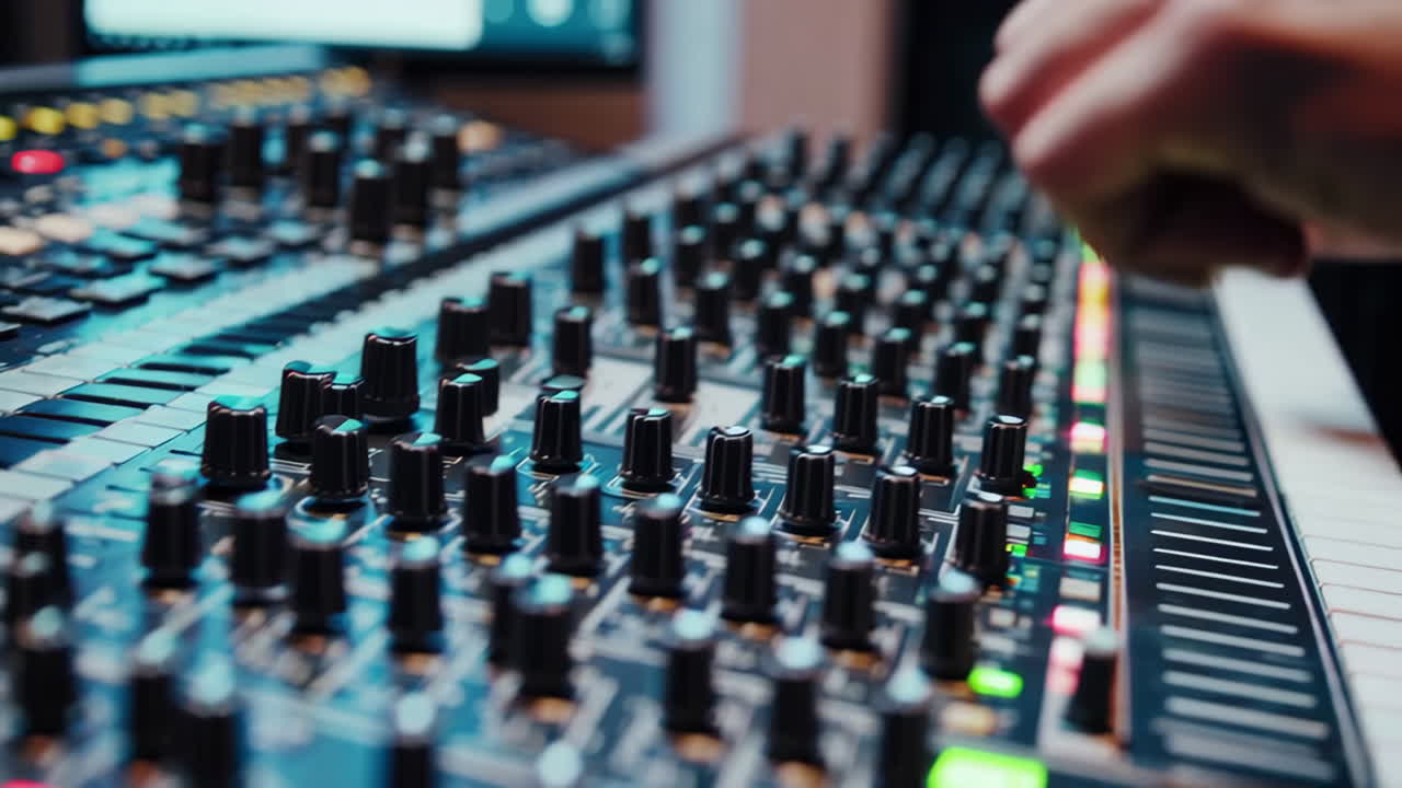 Audio Mixing in a Studio