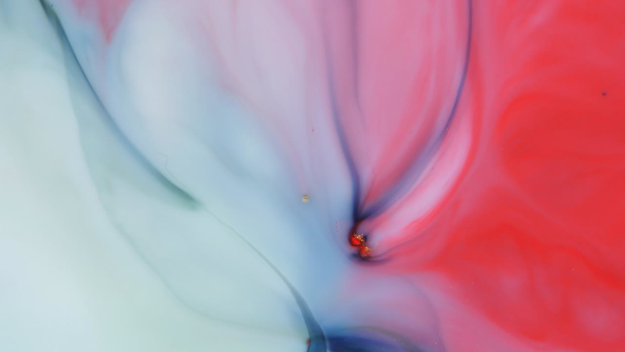 Colorful streaks on a white background. White, pink, blue, green paint stains.