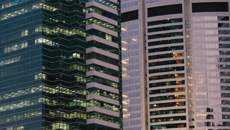 Time-Lapse-of-business-center-building-from-day-to-night