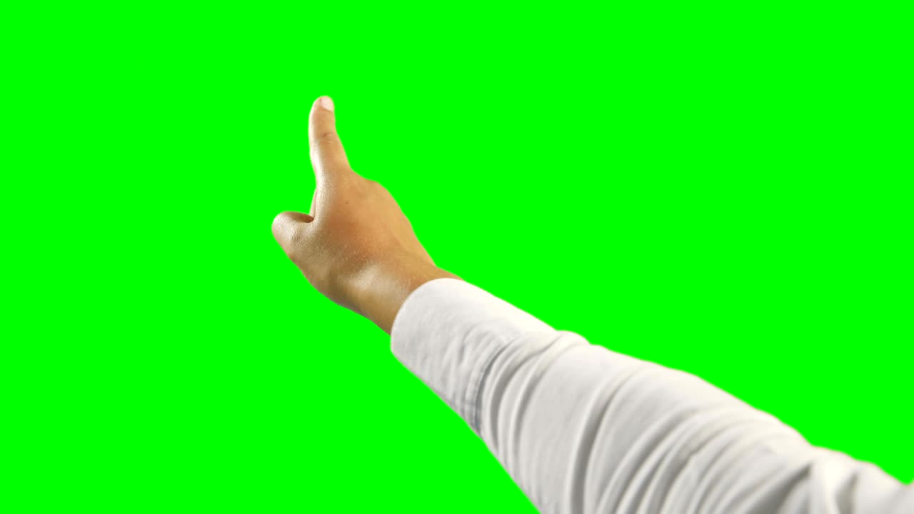 primer plano de la mano con una pantalla digital futurista