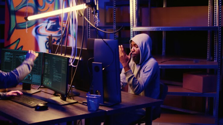 Hackers creating software pirating crack