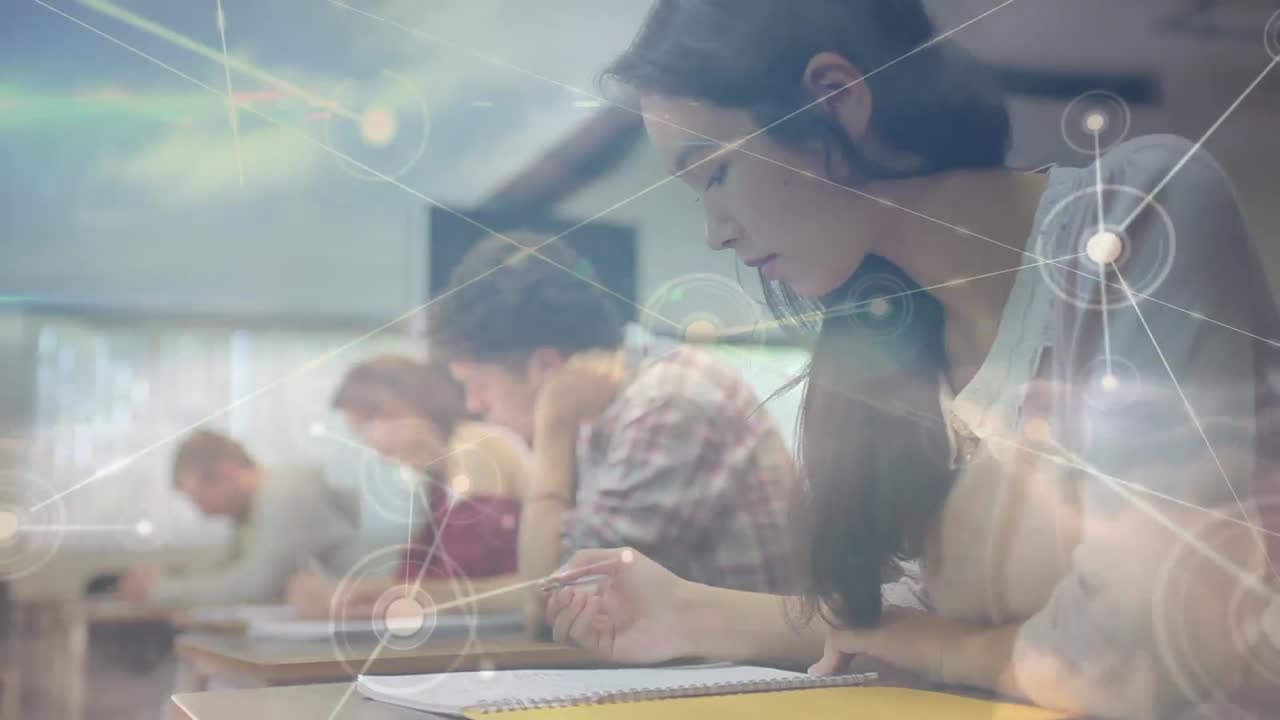 학생들의 학습에 대한 연결 네트워크의 활성화