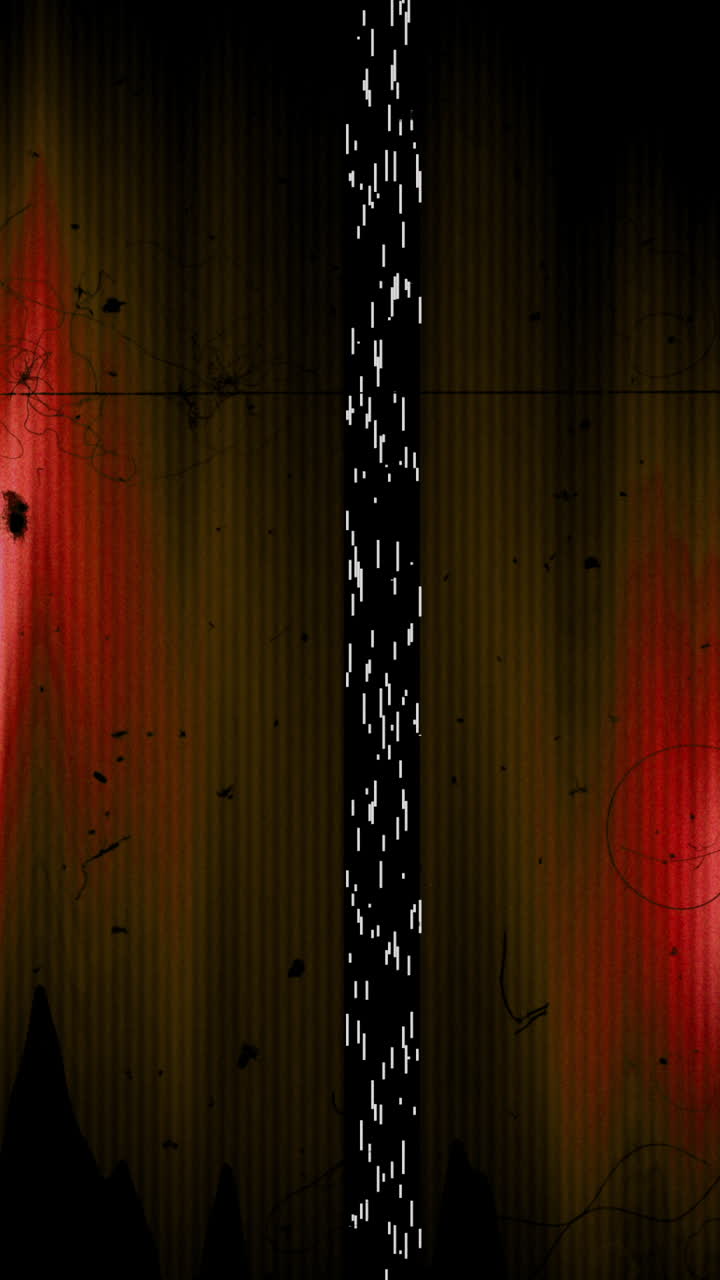 Sovrapposizione filmica glitch astratta con perdite di luce e variazioni di colore