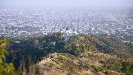 spectacular view griffith observatory park landscape and cityscape