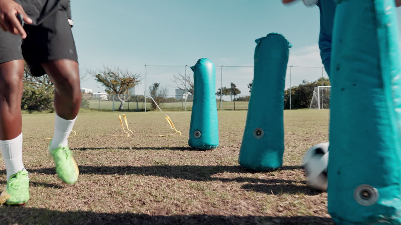 Soccer training drills with cones