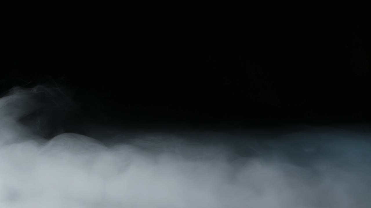 현실적인 건조 얼음 연기 구름 안개 오버레이