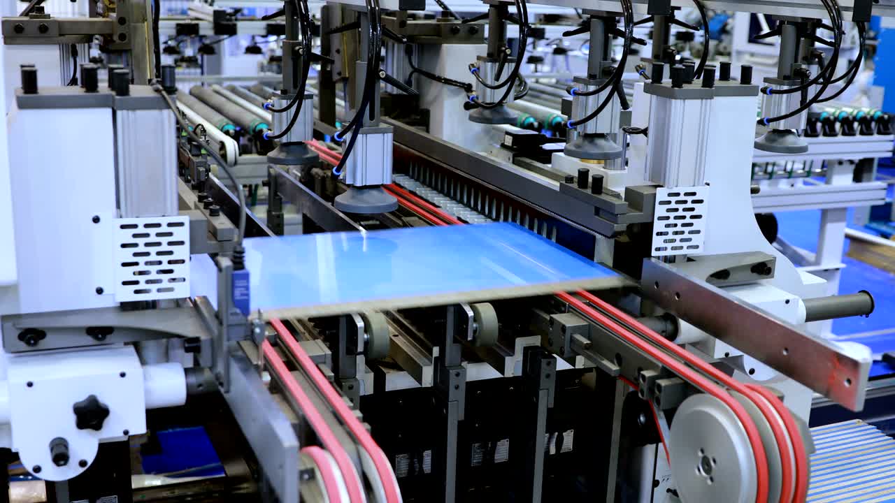 CNC woodworking wood processing machine, modern technology in the industry.