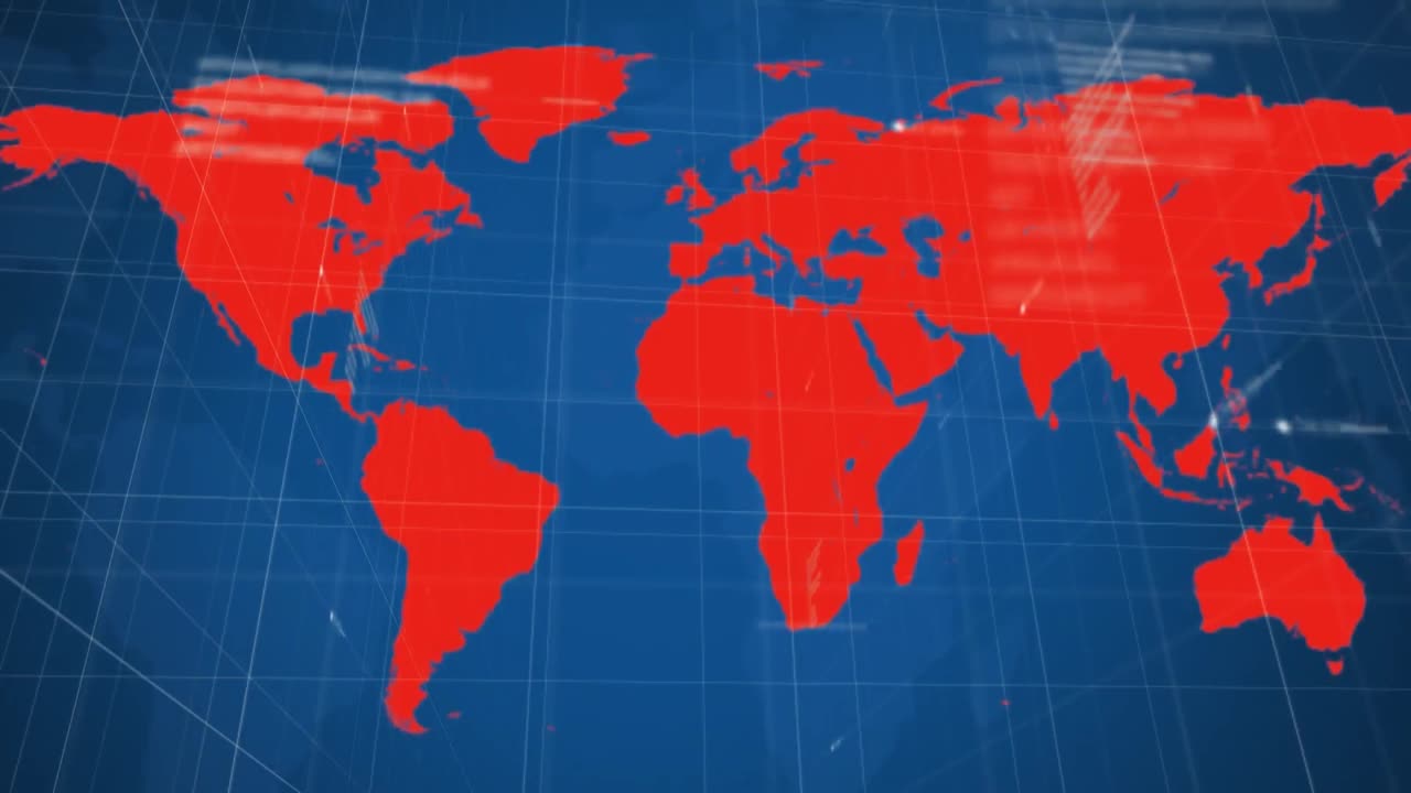 코로나바이러스 코로나19 확산 애니메이션, 데이터 처리 및 통계와 함께 세계 지도