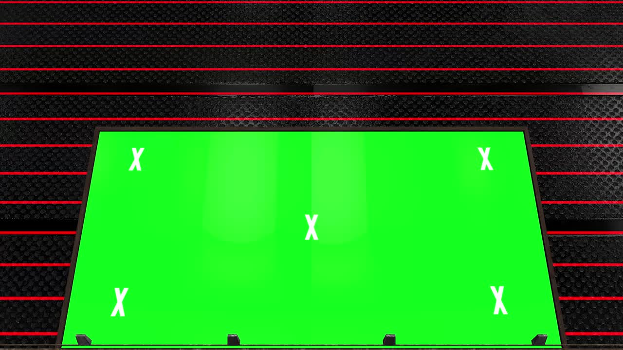 túnel creativo abstracto y pantalla verde modelo de cartelera del canal alfa. neón, bares y tecnología de led púrpura azul, ciencia ficción, renderizado cyberpunk futurista en 3d con marco en blanco.