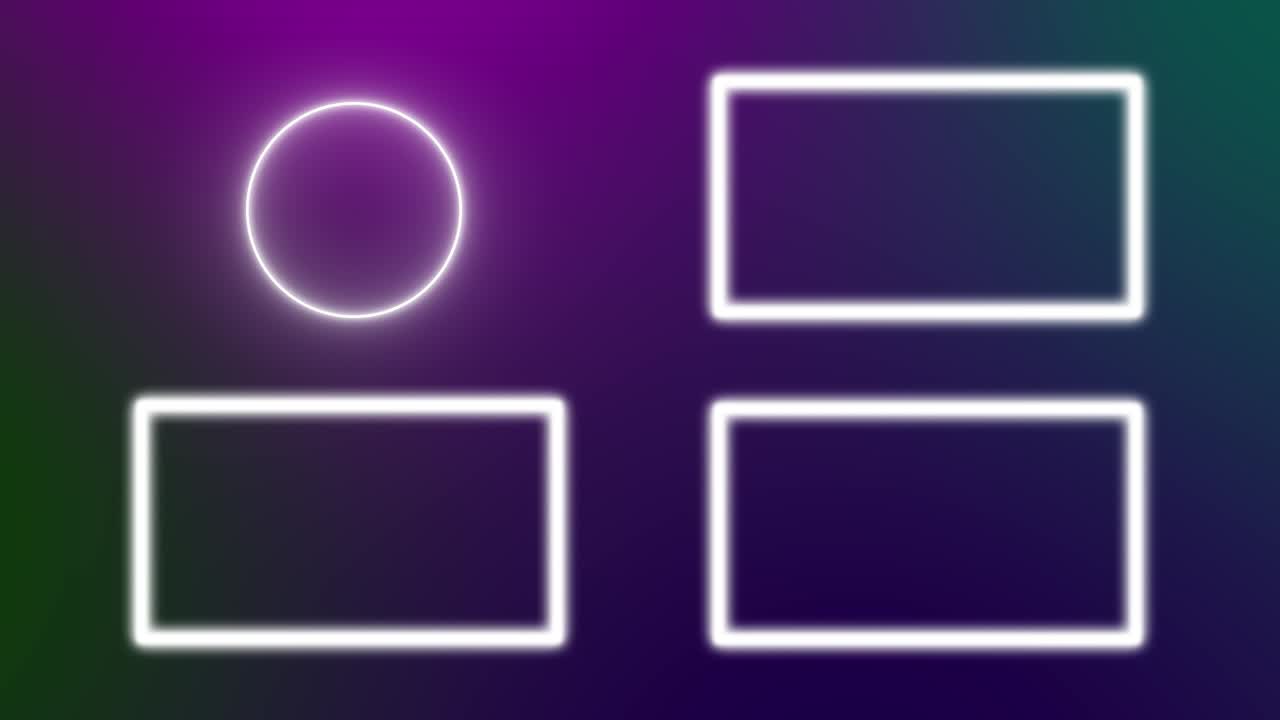 gradación simple de la tarjeta de finalización de la pantalla de finalización gráficos de movimiento