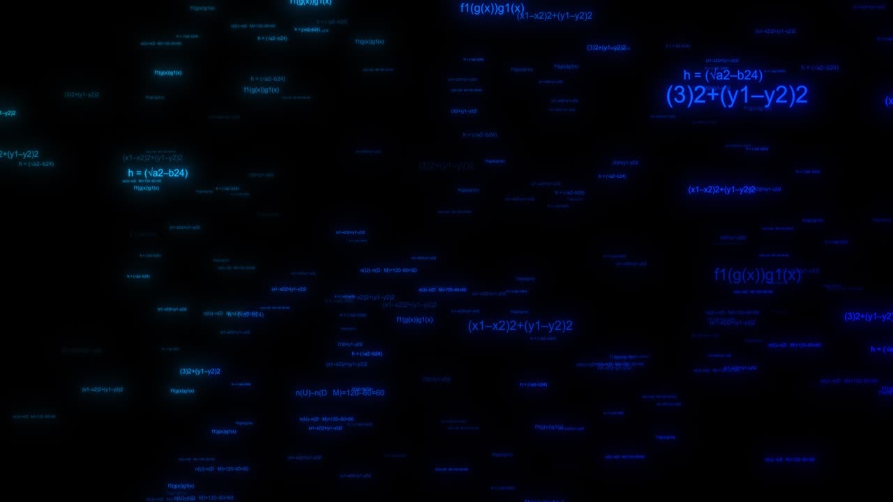 abstracte wiskundige vergelijkingen