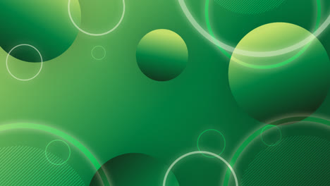 Motion-Graphic-of-Geometric-background-with-green-shapes