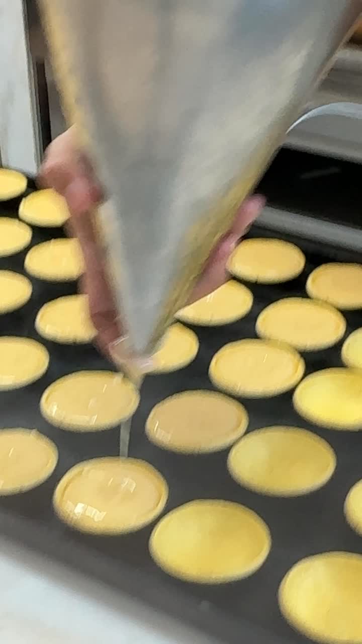 Making Egg Tarts