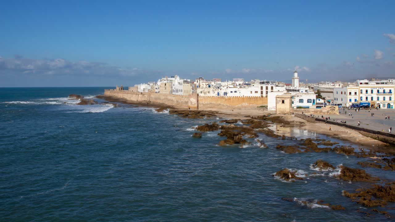 Paesaggio urbano costiero di Essaouira, Marocco