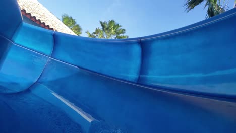Going-down-the-slip-and-slide-at-the-water-park