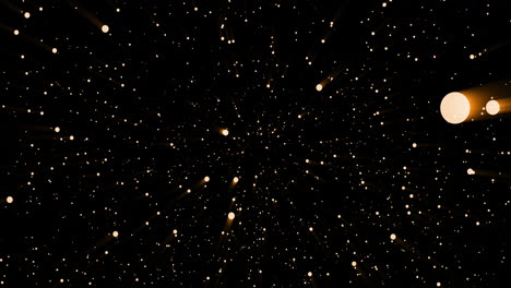 animación de confeti cayendo sobre un fondo negro