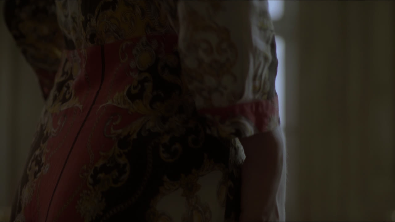 Woman in a Baroque-Style Dress