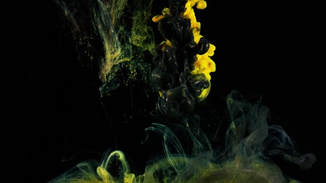 mezcla de colores de tinta abstracta
