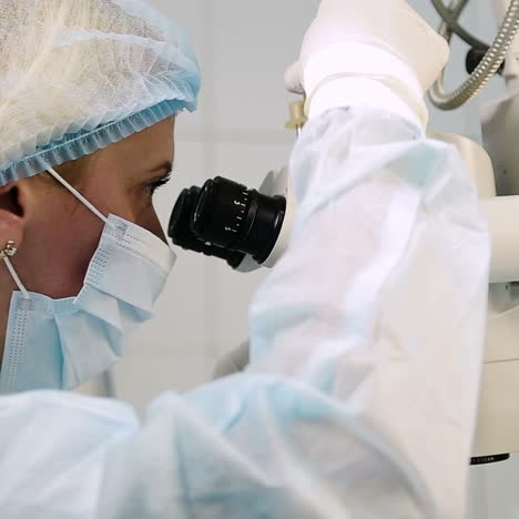 operación de oftalmología
