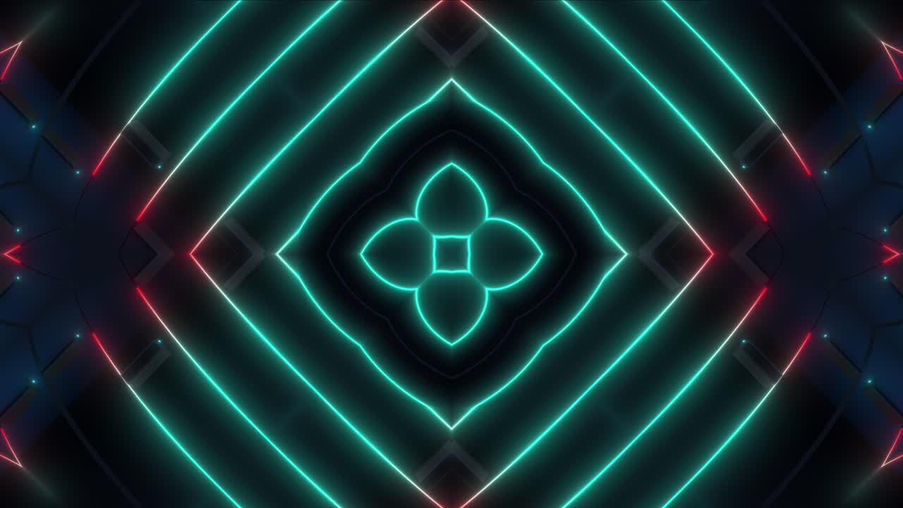 Sfondio astratto geometrico al neon